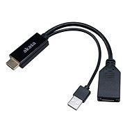 Akasa HDMI auf DisplayPort Adapter mit USB Power / AK-CBHD24-25BK - Adapter