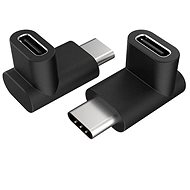 AKASA 90° USB 3.1 Gen2 Typ-C auf Typ-C Adapter - 2er Pack - Adapter