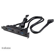 Akasa USB 3.1 Gen2 Typ C auf PCI mit Dual USB 3.1 Type-A / AK-CBUB52-50BK - PCI-Controller