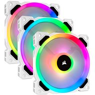 Corsair LL120 RGB 120mm Dual Light Loop White RGB LED PWM Fan — Triple Pack with Lighting Node PRO - PC-Lüfter
