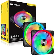 Corsair iCUE QL140 RGB 140 mm PWM Dual Fan Kit - PC-Lüfter