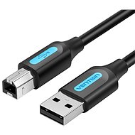 Vention USB 2.0 Male to USB-B Male Printer Cable 1M Black PVC Type - Datenkabel