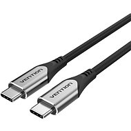 Vention Nylon Braided Type-C (USB-C) Cable (4K / PD / 60W / 5Gbps / 3A) 1 m grau - Datenkabel