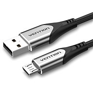 Datenkabel Vention Luxury USB 2.0 -> microUSB Cable 3A Gray 1m Aluminum Alloy Type