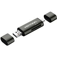 Kartenlesegerät Vention USB3.0 Multi-function Card Reader Gray Metal Type