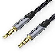 Vention TRRS 3,5 mm Male to Male Aux Cable 1.5M Gray