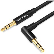 Vention 3.5mm to 3.5mm Jack 90° Audio Cable 0.5m Black Metal Type - Audio-Kabel