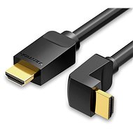 Vention HDMI 2.0 Right Angle Cable 90 Degree 2m Black - Videokabel