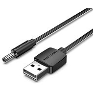 Vention USB to DC 3,5 mm Charging Cable Black 1 m