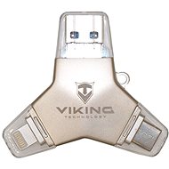 USB Stick Viking USB Stick 3.0 4v1 64GB Silber