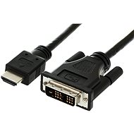 Videokabel ROLINE DVI - HDMI Verbindungskabel, abgeschirmt, 1m