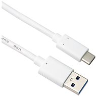 PremiumCord USB-C - USB 3.0 A (USB 3.2 Gen 2, 3A, 10Gbit/s) 0,5m weiß - Datenkabel