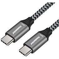 PremiumCord USB 3.2 Gen 1 USB-C Stecker - USB-C Stecker - Baumwollgeflecht - 1 m - Datenkabel