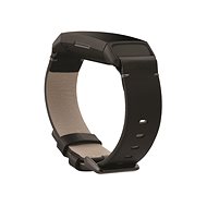 Fitbit Charge 4 Horween Leather Band Black Small - Armband