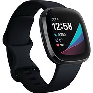 Fitbit Sense - Carbon/Graphite Stainless Steel - Smartwatch