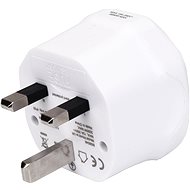 Reiseadapter Wontravel WL-07 - EU, AUS, US -> UK; weiß - Cestovní adaptér