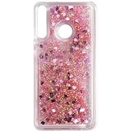 iWill Glitter Liquid Heart Case für Huawei P40 Lite E Pink - Handyhülle