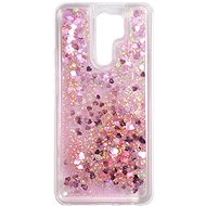 iWill Glitter Liquid Heart Case für Xiaomi Redmi 9 Pink - Handyhülle