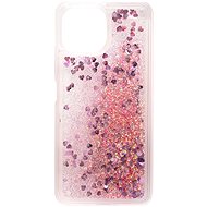 Handyhülle iWill Glitter Liquid Heart Case für Xiaomi Mi 11 Lite 5G Pink