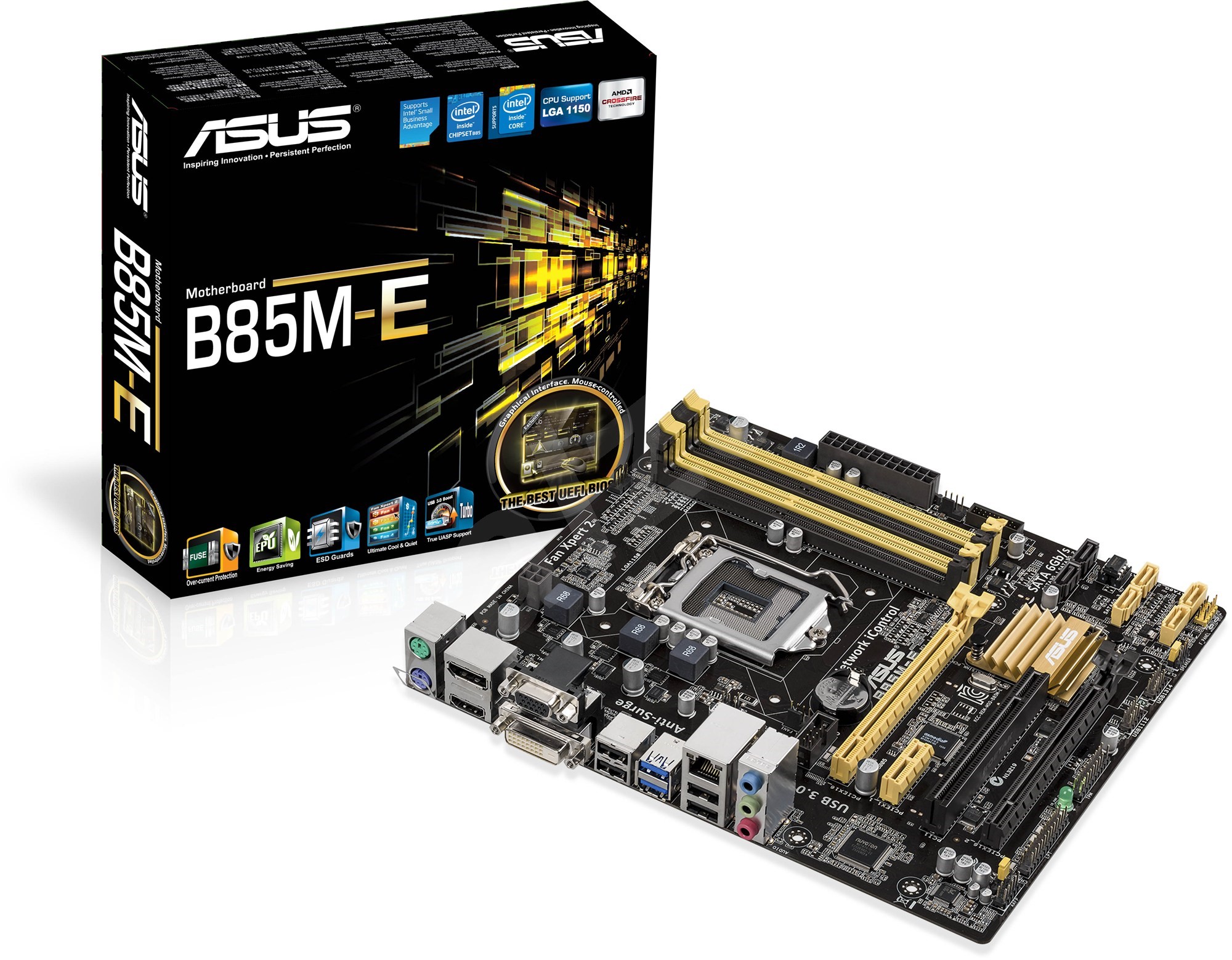 Asus b85m e обзор