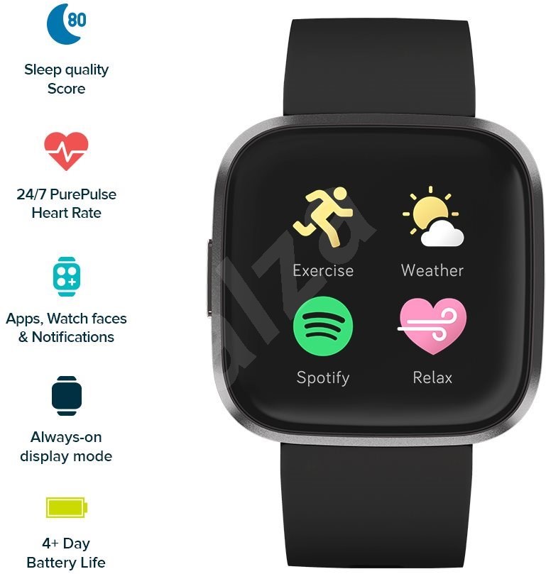 fitbit versa 2 carbon