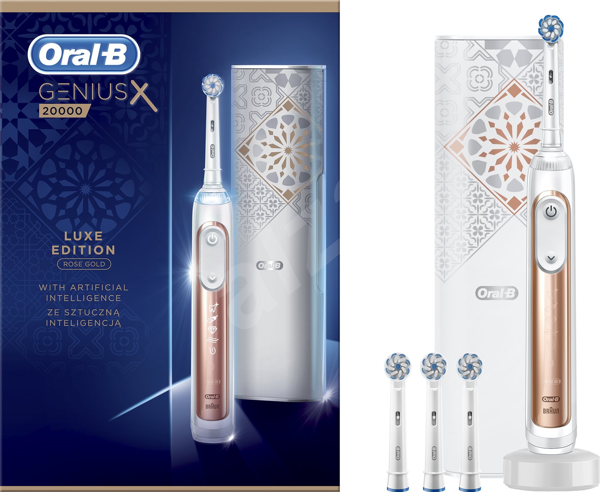 Oral B Genius X Rosegold Luxus Edition Mit Künstlicher Intelligenz Elektrische Zahnbürste 