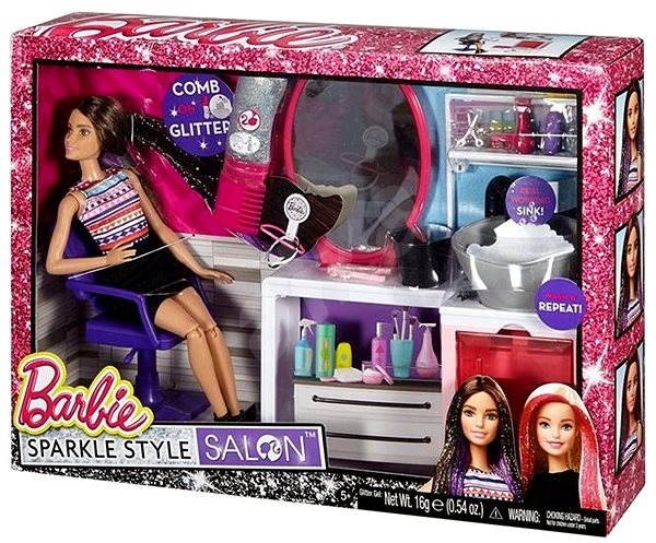 Mattel Barbie Hair Salon Mit Glitzer Mit Brunetten Spielset