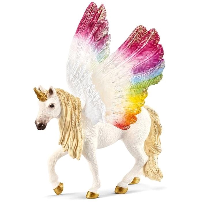 Schleich 70576 Regenbogen Einhorn Mit Flugeln Figur Alza De