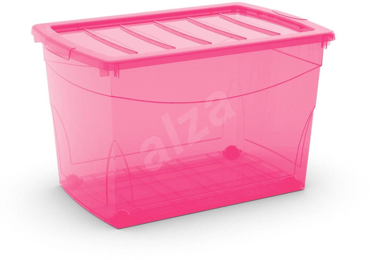KIS Omnibox XL - Rosa - 60 l - mit Rollen - Aufbewahrungsbox | Alza.de