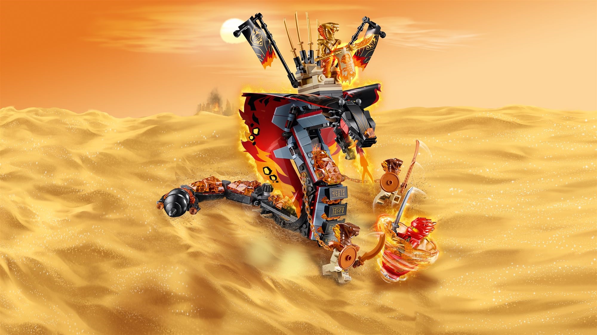 LEGO Ninjago 70674 Feuerschlange - LEGO-Bausatz | Alza.de