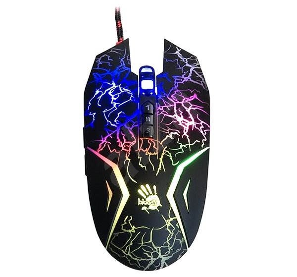 tech Bloody N50 Neon Schwarz Mit Neon Hintergrundbeleuchtung Gaming Maus Alza De