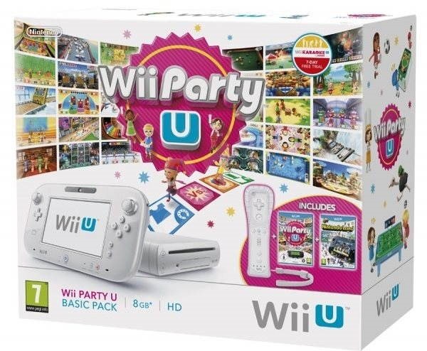 Nintendo Wii U White Basic Pack 8gb Wii Remote Plus Wiiu Party 3 Spiele Spielkonsole Alza De