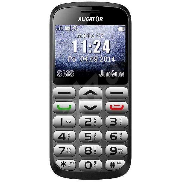 Aligator A870 GPS Senior Grau + Tischladegerät - Handy