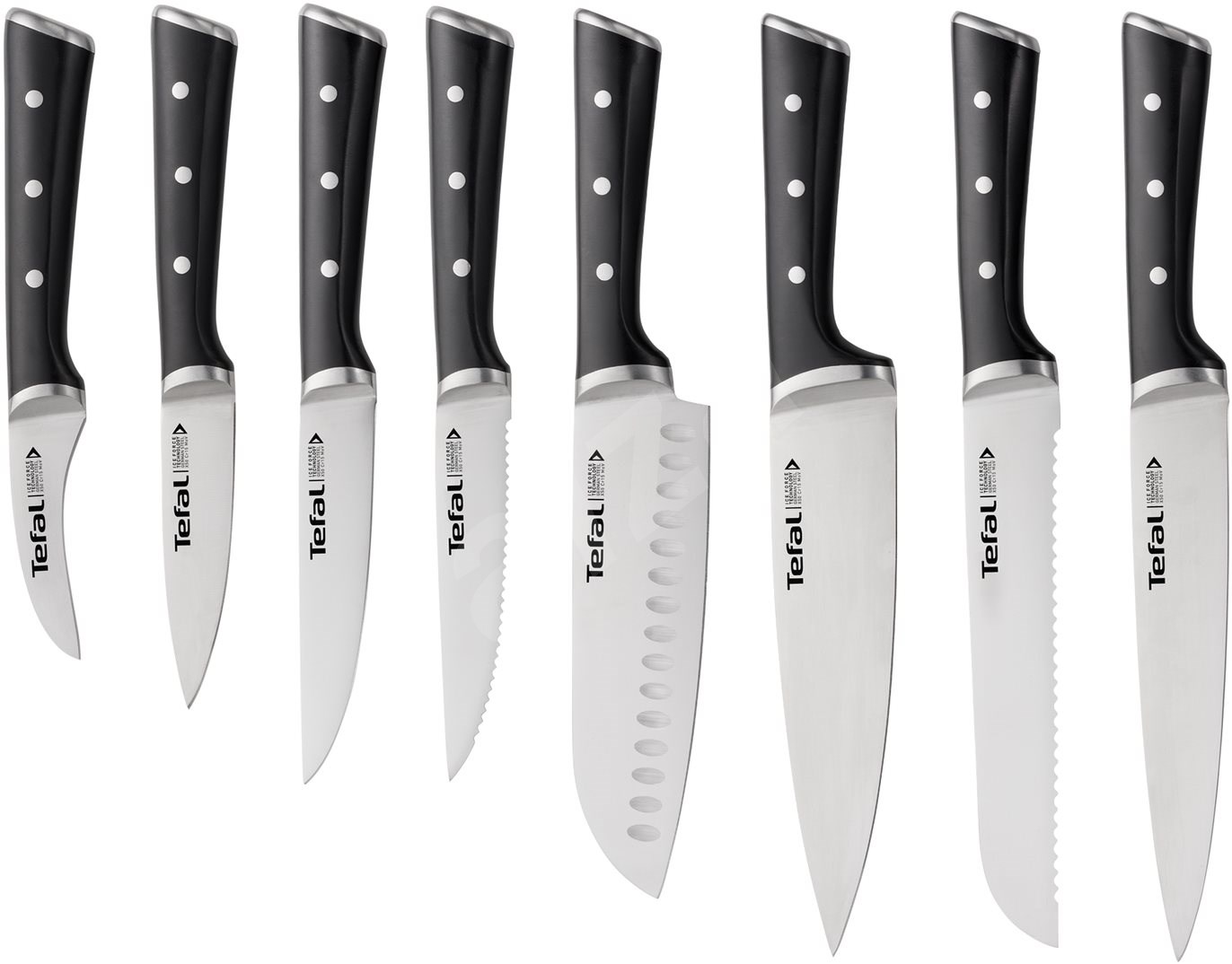 T-fal Ice Force Stainless Steel Kitchen Scissors - German Steel, Ice-Hardened Blades, 10-Year Warranty