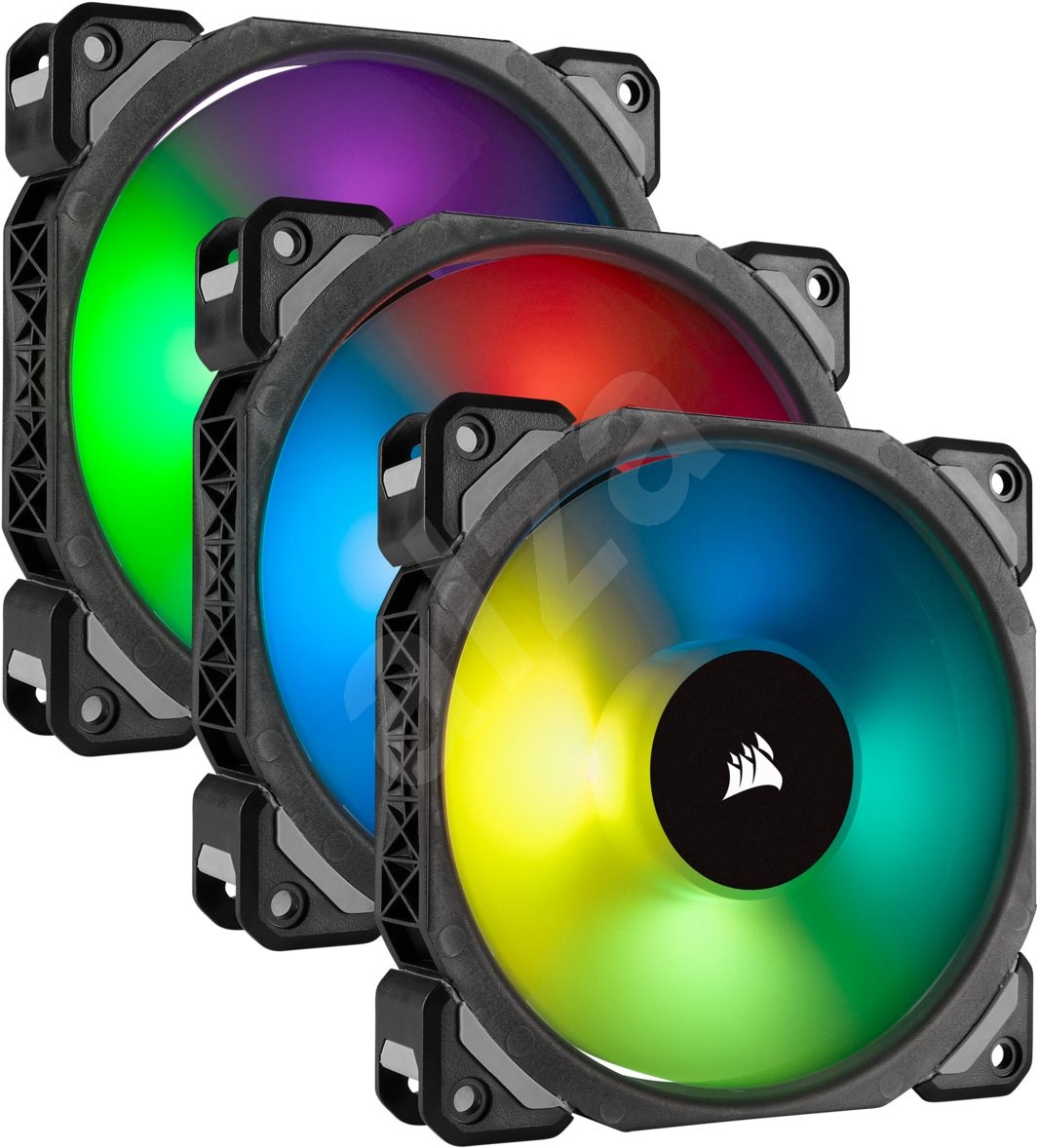 Corsair ML Pro RGB 120 Millimeter Three Fan Kit High Static Pressure PWM - PC-Lüfter | Alza.de