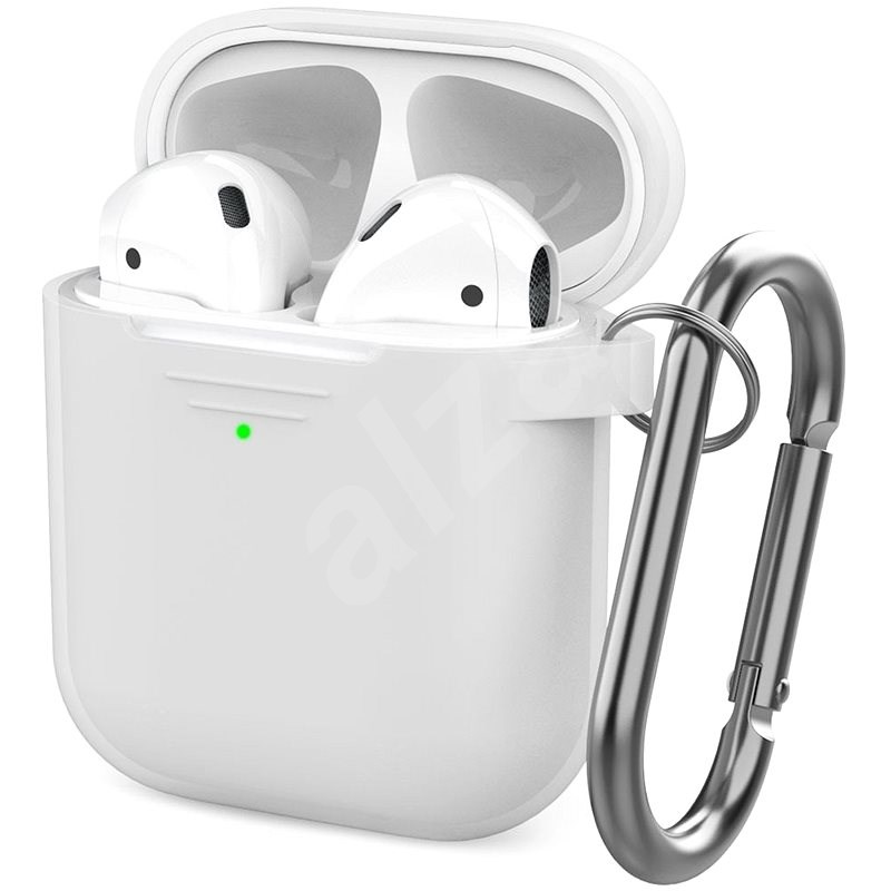 AhaStyle AirPods Case 1 & 2 mit LED Clear - Kopfhörer-Hülle