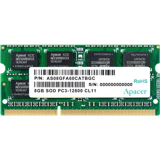 Apacer SO-DIMM 8GB DDR3L 1600MHz CL11 - Arbeitsspeicher