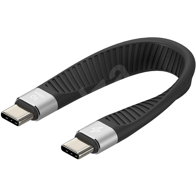 AlzaPower FlexCore USB-C to USB-C 3.2 Gen 2, 5A, 100 Watt - schwarz - Datenkabel