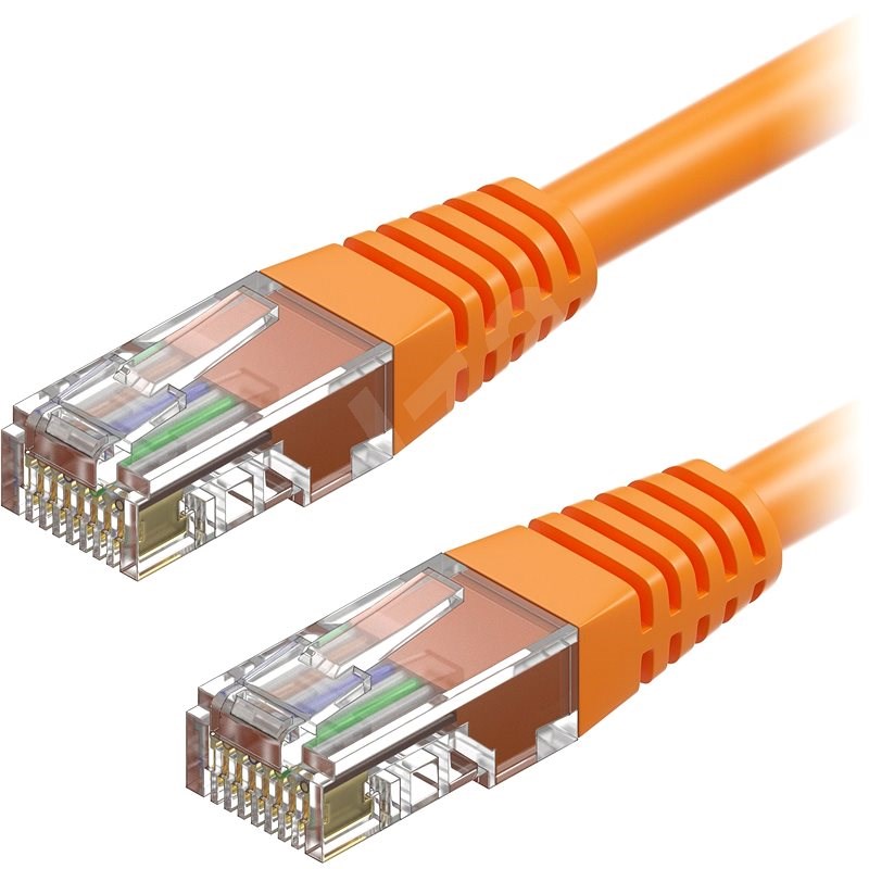AlzaPower Patch CAT5E UTP 0,25m orange - Netzkabel