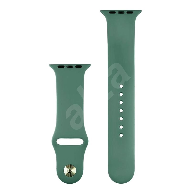 COTEetCI Silikon Sportarmband für Apple Watch 42 / 44 / 45 mm Grün - Armband