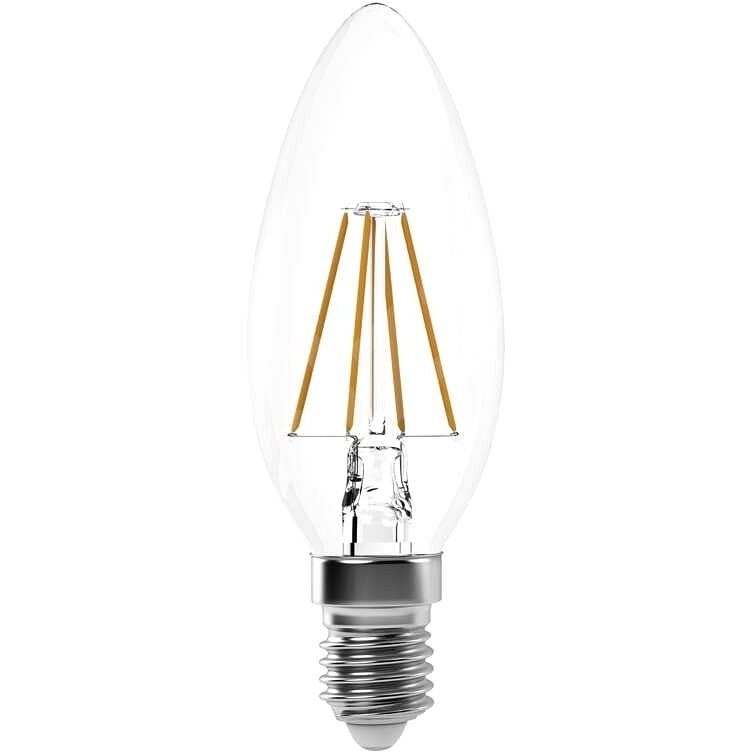 EMOS LED Glühbirne Filament Candle A++ 4W E14 neutrales Weiß - LED-Birne