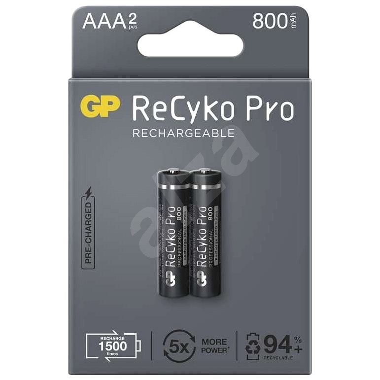 Wiederaufladbarer Akku GP ReCyko Pro Professional AAA (HR03), 2 Stk - Akku