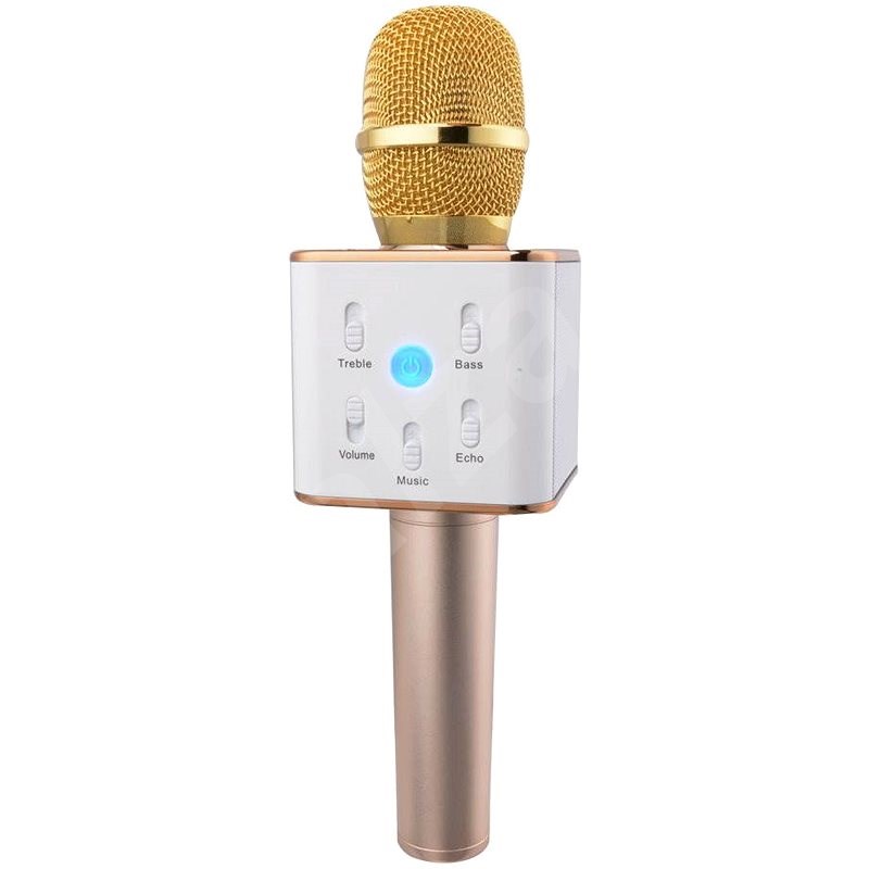 Eljet Karaoke-Mikrofon Leistung gold - Kindermikrofon