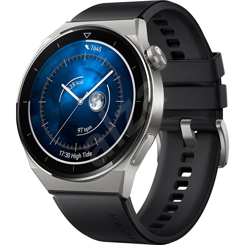 Huawei Watch GT 3 Pro 46 mm Black Strap - Smartwatch