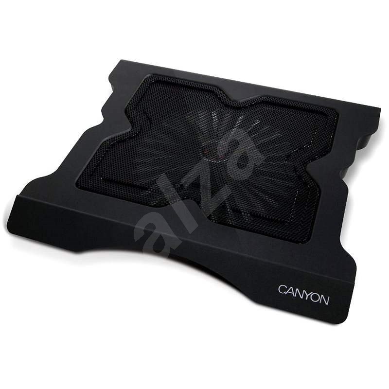 Notebookhalterung Canyon CNR-NS04 schwarz / silber - Laptop-Kühlunterlage