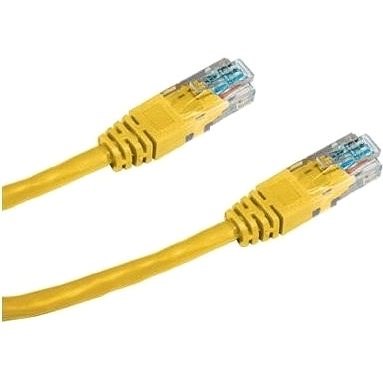 Datacom CAT5E UTP gelb 2m - LAN-Kabel
