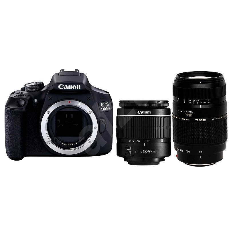 Canon EOS 1300D + EF-S 18-55mm DC + Tamron 70-300mm Macro - Digitalkamera