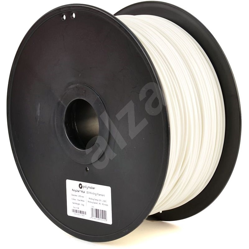 Polymaker PolyLite PLA - weiß - 3 kg - 3D-Drucker Filament