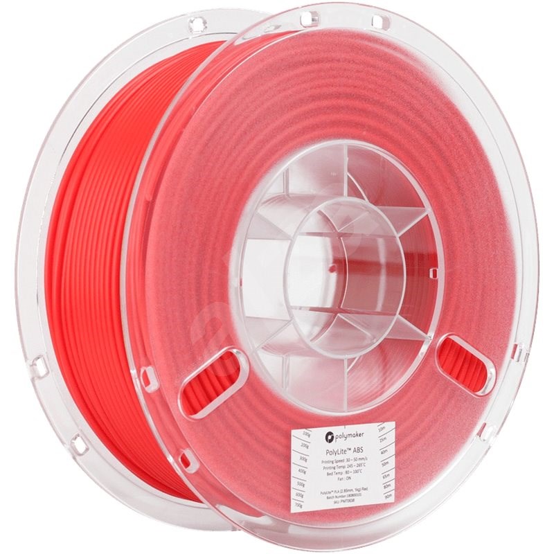 Polymaker PolyLite ABS - rot - 3D-Drucker Filament