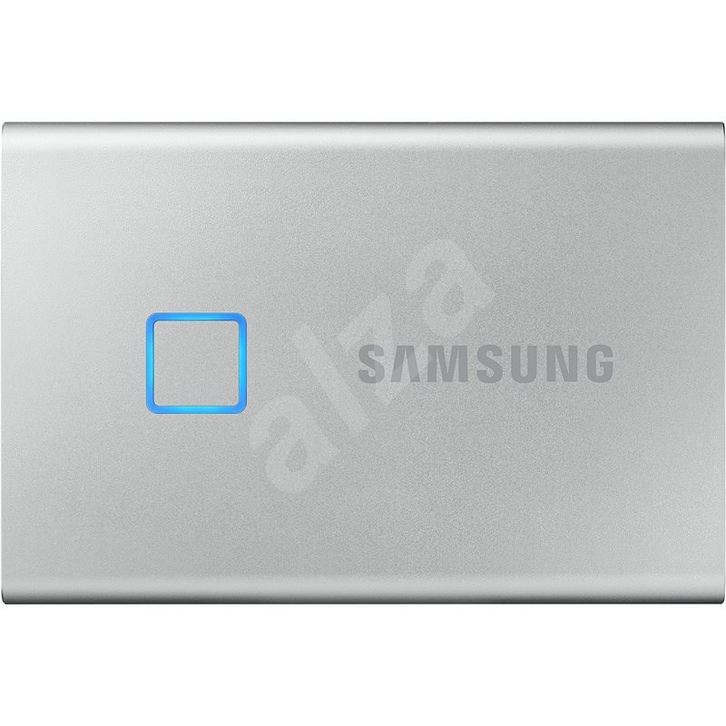 Samsung Portable SSD T7 Touch 2TB Silber - Externe Festplatte